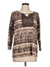 Erika Brown 3/4 Sleeve Top Size L - photo 1
