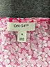 On 34th 100% Viscose Pink Short Sleeve Blouse Size XL - photo 7