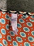 Alya 100% Polyester Orange 3/4 Sleeve Blouse Size S - photo 7
