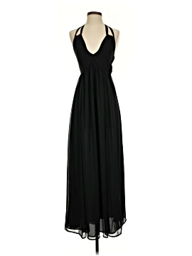 chinese dress ladies Elyna Slinky Halter Maxi Dress / Navy | Meshki