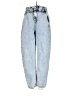 Zara Hearts Blue Jeans Size 0 - photo 1