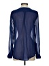OVI 100% Polyester Blue Long Sleeve Blouse Size S - photo 2