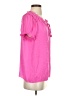 Catherine Malandrino 100% Polyester Pink Short Sleeve Top Size P (estimated, petite) - photo 4