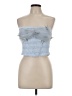 Shein 100% Polyester Blue Sleeveless Top Size L - photo 1