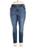 Simply Vera Vera Wang Solid Blue Jeans Size 18 - photo 1