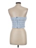 Shein 100% Polyester Blue Sleeveless Top Size L - photo 2