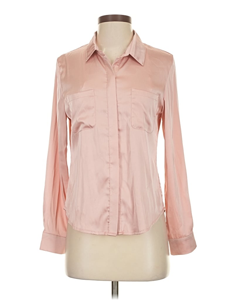 Pre-owned Superdown Long Sleeve Blouse In Pink