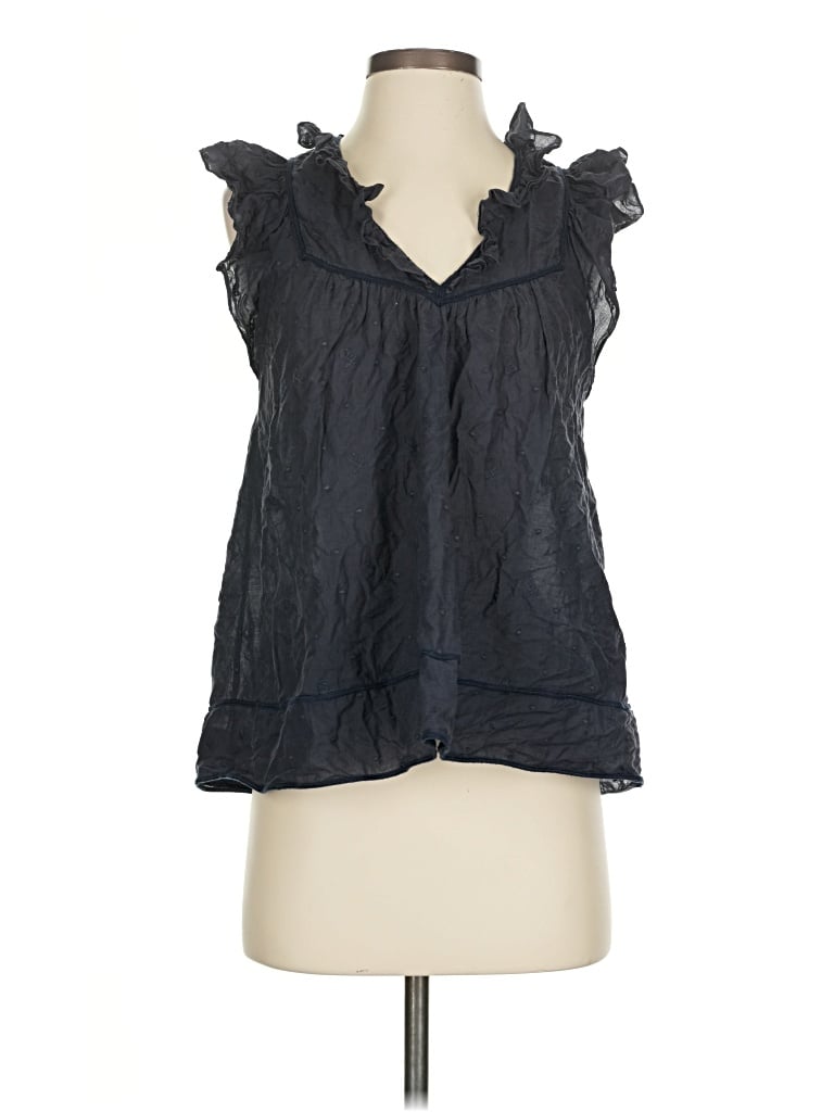 Pre-owned Ulla Johnson Sleeveless Blouse In Blue