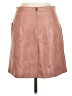 Zara Basic Tan Faux Leather Skirt Size M - photo 2