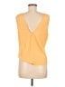 Vince. 100% Polyester Yellow Sleeveless Blouse Size M - photo 2