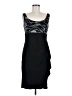 DressBarn Graphic Black Cocktail Dress Size 6 - photo 1