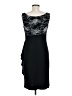 DressBarn Graphic Black Cocktail Dress Size 6 - photo 2