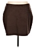 Dèluc Solid Brown Casual Skirt Size L - photo 1