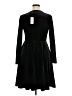 Chigant Solid Black Casual Dress Size XL - photo 2