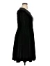 Chigant Solid Black Casual Dress Size XL - photo 4