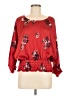 TWO by Vince Camuto 100% Polyester Red 3/4 Sleeve Blouse Size M - photo 1