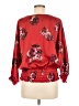 TWO by Vince Camuto 100% Polyester Red 3/4 Sleeve Blouse Size M - photo 2
