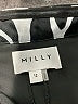 Milly 100% Polyester Graphic Black Cocktail Dress Size 12 - photo 3