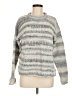 Time and Tru Stripes Silver Pullover Sweater Size M - photo 1