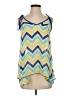 Fashion Exit Yellow Sleeveless Blouse Size S - photo 1