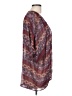 California Gypsy 100% Polyester Burgundy Kimono Size L - photo 4