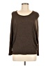 Vince. 100% Rayon Brown Long Sleeve Top Size M - photo 1