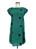 ALTERNATIVE Polka Dots Teal Casual Dress Size M - photo 1