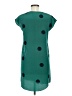ALTERNATIVE Polka Dots Teal Casual Dress Size M - photo 2