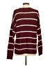 American Eagle Outfitters Stripes Burgundy Pullover Sweater Size S - photo 2