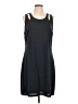 Noir Solid Black Casual Dress Size XL - photo 1