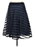 1.State 100% Polyester Stripes Blue Casual Skirt Size S - photo 2