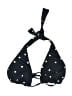 Unbranded Polka Dots Blue Black Swimsuit Top Size S (estimated) - photo 1