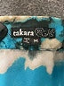 Takara 100% Polyester Tie-dye Teal 3/4 Sleeve Blouse Size M - photo 7