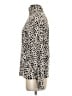 Lands' End Animal Print Ivory Turtleneck Sweater Size S - photo 5