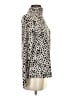 Lands' End Animal Print Ivory Turtleneck Sweater Size S - photo 4