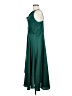 Main Strip 100% Polyester Solid Green Cocktail Dress Size M - photo 5