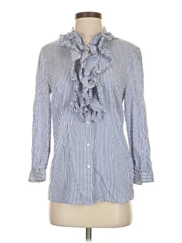 Escada Long Sleeve Silk Top (view 1)