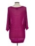 Express 100% Rayon Purple Poncho Size L - photo 2