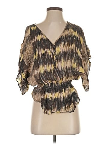 Parker Short Sleeve Silk Top (view 1)