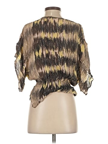 Parker Short Sleeve Silk Top (view 2)