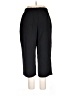 Assorted Brands 100% Polyester Solid Black Casual Pants Size XL - photo 2