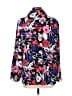 Assorted Brands 100% Polyester Floral Black Long Sleeve Blouse Size L - photo 2