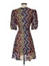 Rhode 100% Viscose Paisley Blue Cocktail Dress Size 4 - photo 2