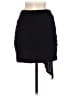 showpo 100% Polyester Solid Black Casual Skirt Size 4 - photo 2