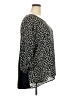 Papermoon 100% Polyester Black 3/4 Sleeve Blouse Size 3X - photo 4
