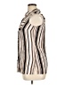 I.N. Studio 100% Rayon Stripes Ivory Sleeveless Button-Down Shirt Size XL - photo 5