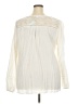 Honey Punch Ivory Long Sleeve Blouse Size 3X - photo 2
