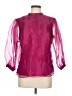 CeCe 100% Polyester Pink 3/4 Sleeve Blouse Size M - photo 1