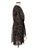 Vila Animal Print Brown Cocktail Dress Size S - photo 4