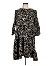 Hayden 100% Polyester Animal Print Black Casual Dress Size L - photo 1